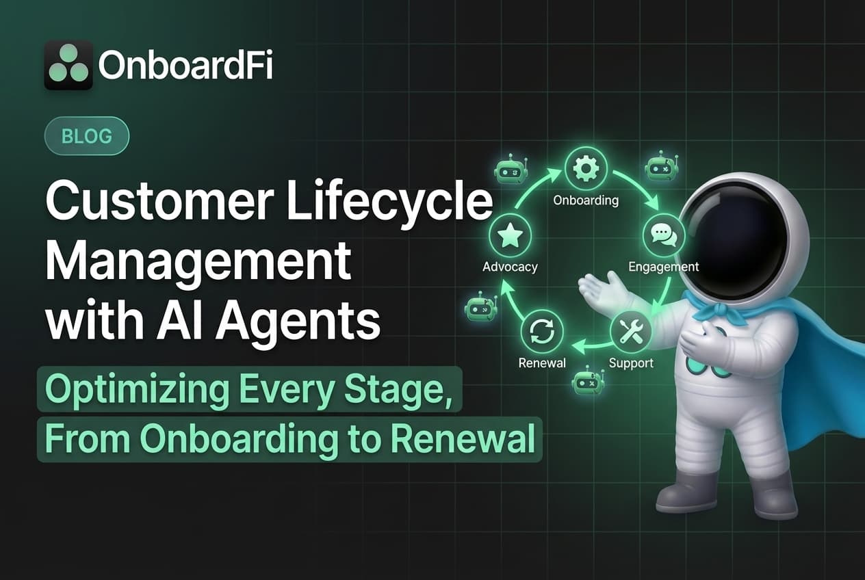 Customer Lifecycle Management with AI Agents — OnboardFi