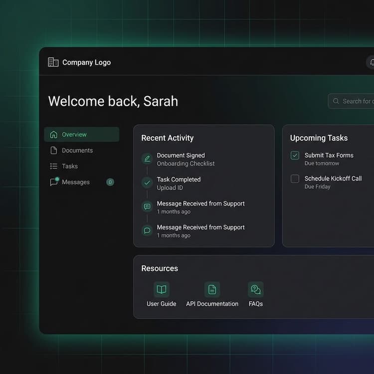 Branded Customer Workspace